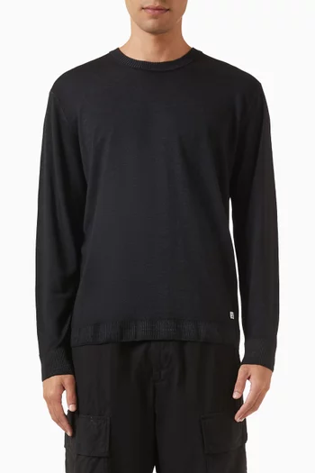 Crewneck Sweater in Merino-wool
