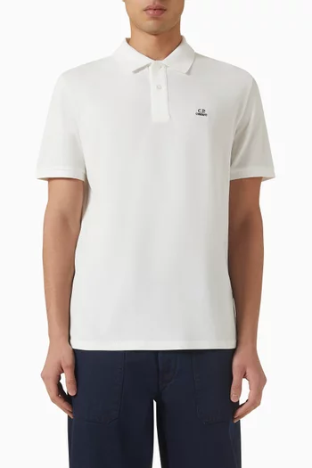 Polo Shirt in Stretch Pique