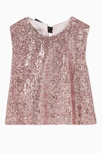 Bows Sequin-embellished Blouse