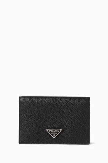 Passport Holder in Grained Leather