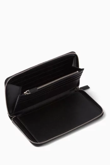 Zip-around Wallet in Saffiano Leather
