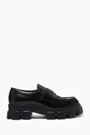 Monolith Loafers in Brushed Leather