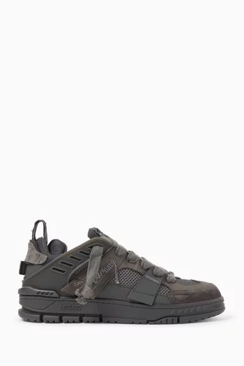 Area Patchwork Sneakers in Leather