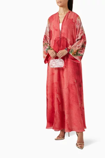 Printed Abaya