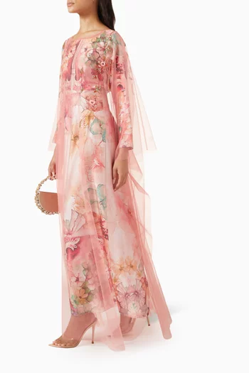 Floral Kaftan Set