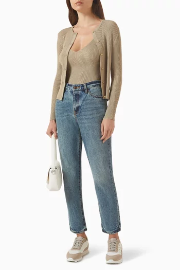 Boyfriend-fit Jeans in Denim