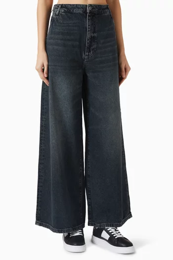 Wide-leg Jeans in Denim