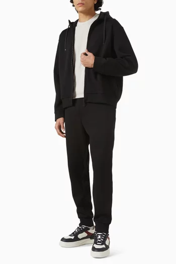 High-neck Zip-up Sweatshirt