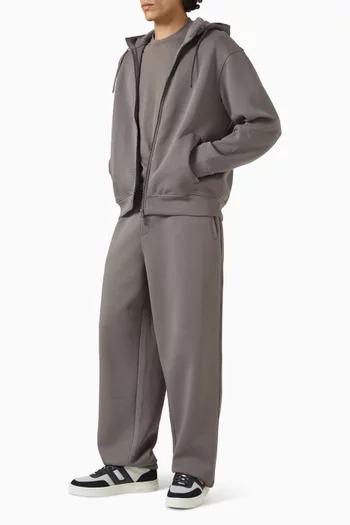 High-neck Zip-up Sweatshirt