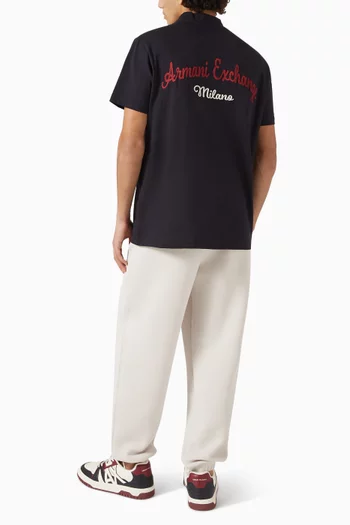 College Logo T-shirt in Cotton