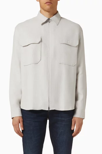 Zip Shirt in Cotton