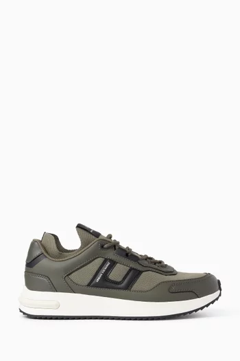 Dusseldorf Sneakers in Mesh & Faux Leather