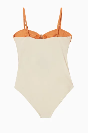 Cleo Colour-block One-piece Swimsuit