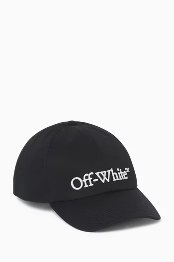 Bookish Baseball Cap in Cotton Drill