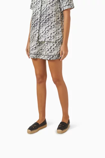 Ines Platform Espadrilles in Leather