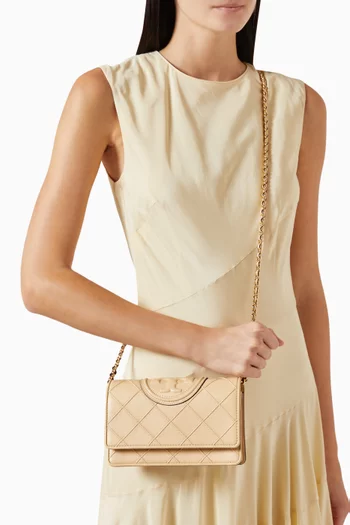 Fleming Chain Wallet in Leather