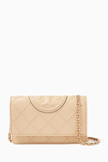 Fleming Chain Wallet in Leather
