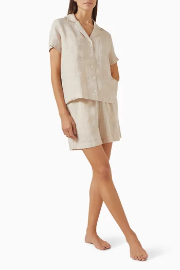 طقم بيجاما سيسيلي كتان