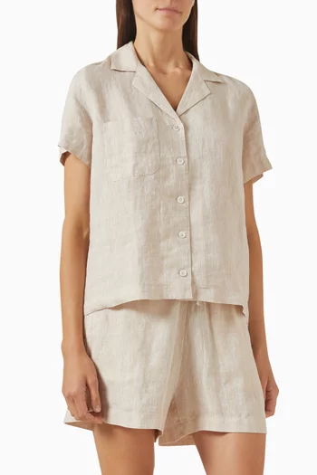 طقم بيجاما سيسيلي كتان