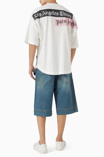 News Text-print T-shirt