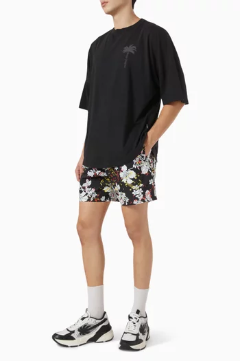 x Vilebrequin Painting Flowers Swim Shorts