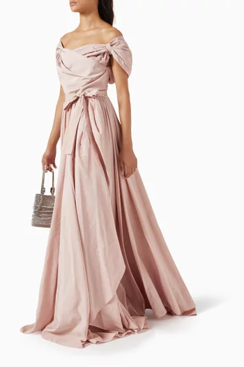 Lamya Gown in Taffeta
