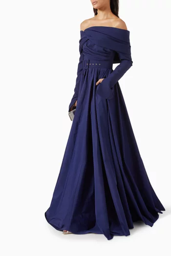 Halima Gown in Taffeta