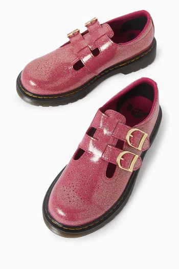 حذاء ماري جين بالغليتر 