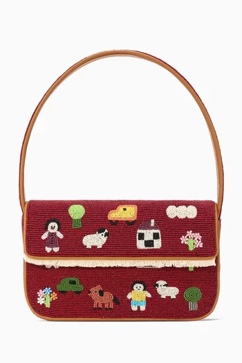 Tommy Beaded Shoulder Bag