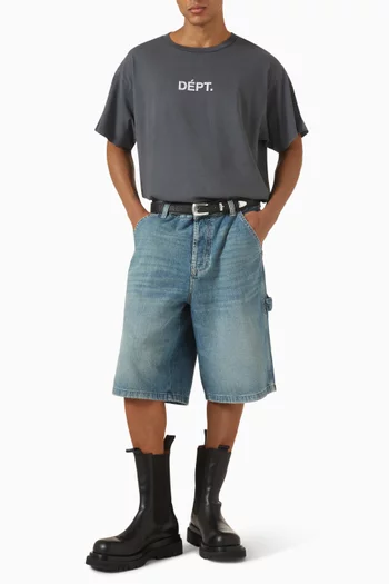 تي شيرت تيم بشعار الماركة قطن