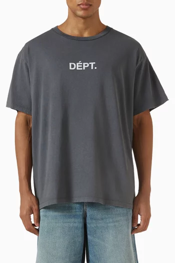 تي شيرت تيم بشعار الماركة قطن