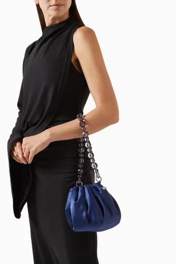 Lulu Tote Bag in Satin