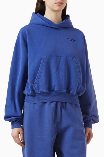 Bubble-logo Hoodie in Cotton