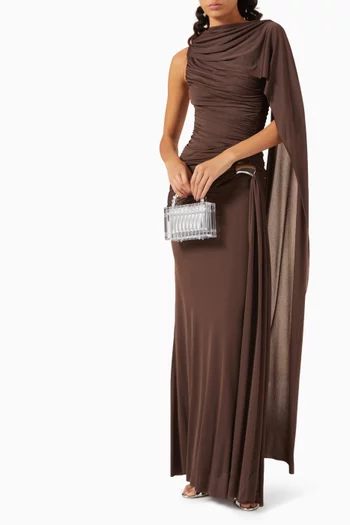 Helena Dress in Stretch Crepe Knit