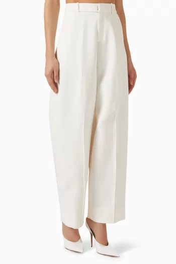 Edna Trousers in Twill Suiting