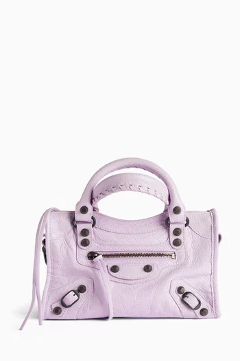 Mini Le City Bag in Arena Lambskin