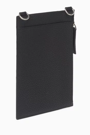 Magnet Card Holder in Leather