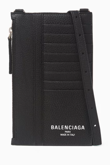 Magnet Card Holder in Leather