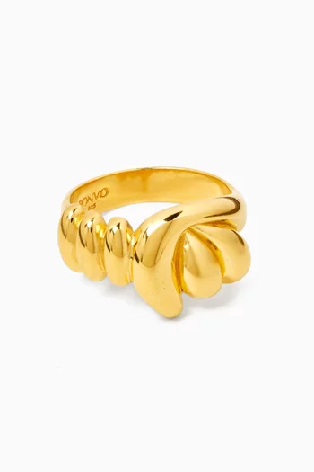 Andi Ring in 18kt Gold-plated Sterling Silver