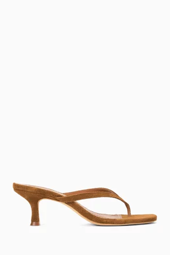 Freja Thong 60 Sandals in Suede