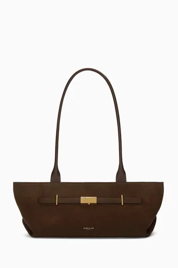 The New York Shoulder Bag in Suede