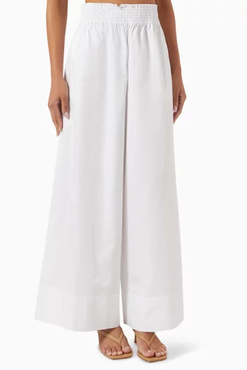 Twyla Pants in Cotton-satin
