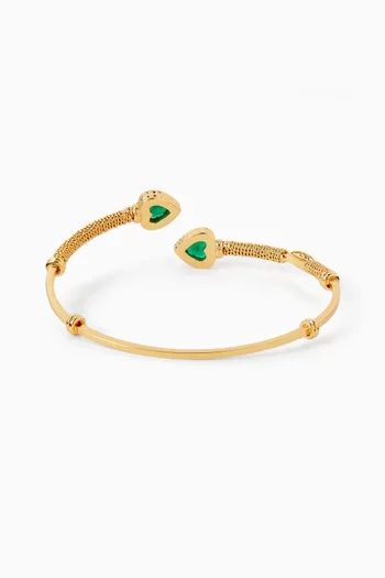 Duality Amore Bracelet in Gold-plated Metal
