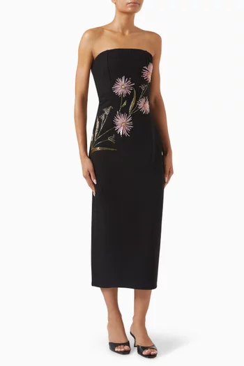 Brooke Hand-beaded Dress in Rayon Blend