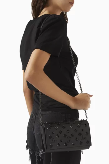 Paloma Embellished Clutch Bag in Calf Leather