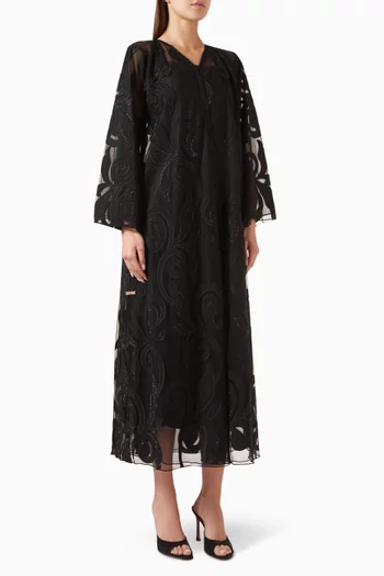 Stone-embellished Abaya