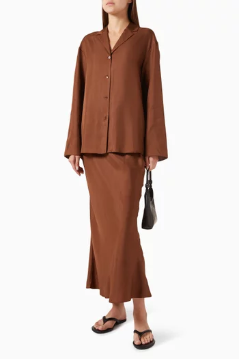 Maxi Skirt in Silk