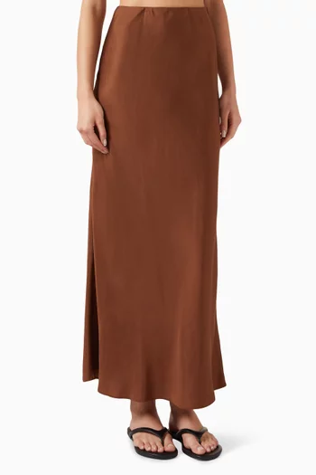 Maxi Skirt in Silk