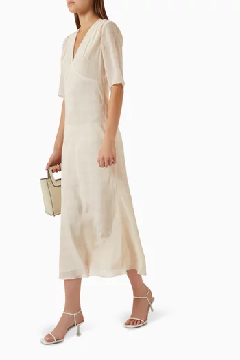 Maxi Dress in Silk Chiffon