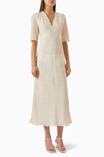 Maxi Dress in Silk Chiffon